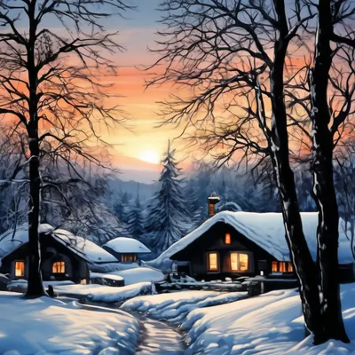 Реалистично высоко качество зима неба» — создано в Шедевруме