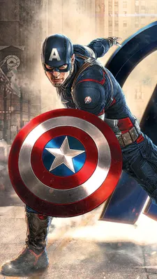 Скачать картинку Железный человек и Капитан Америка (битва) бесплатно