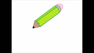 Карандаш иллюстрации вектора малый с ластиком Иллюстрация вектора -  иллюстрации насчитывающей карандаш, дети: 114792502
