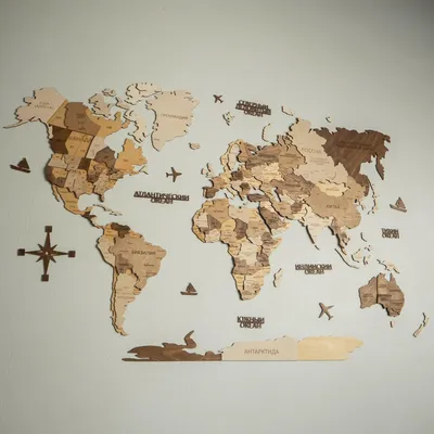 Современная политическая карта мира 150 см х 210 см - купить по выгодной  цене | VAIBIZ - Всё для офиса и дома