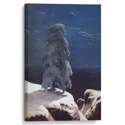 Картина на холсте Иван Шишкин \"На севере диком\"