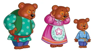 Детский рисунок три медведя - 71 фото