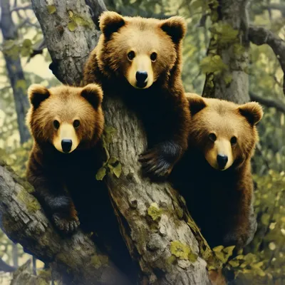 Картина маслом Три медведя на …» — создано в Шедевруме