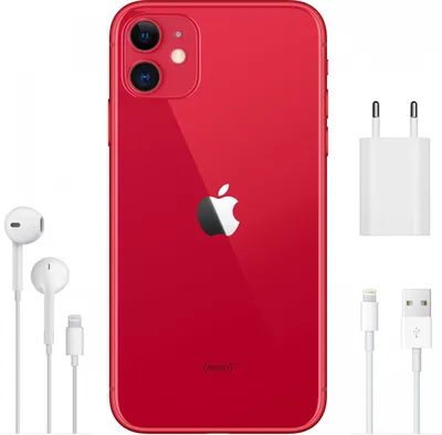 Купить Смартфон Apple iPhone 11 64 ГБ красный в интернет-магазине Нова.  Характеристики, цена, Смартфон Apple iPhone 11 64 ГБ красный в Ижевске.