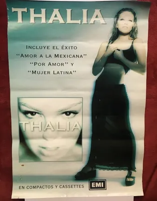 Thalia Amor a la Mexicana Poster | eBay