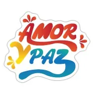 Amor y Paz' Sticker | Spreadshirt