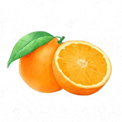 Картина по номерам - Сочный апельсин (KHO5649)
