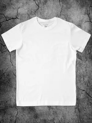 Белая универсальная футболка мужская для брендирования вышивкой печатью