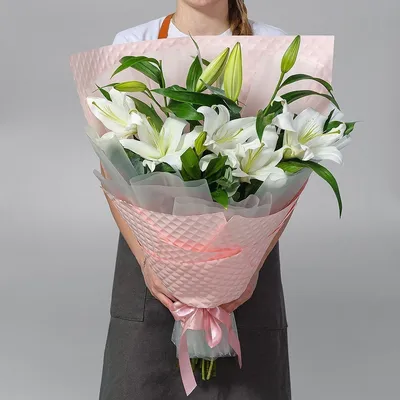 Белая лилия в интернет-магазине Ярмарка Мастеров по цене 1430 ₽ – NQFZ2BY |  Цветы, Туринск - доставка по России