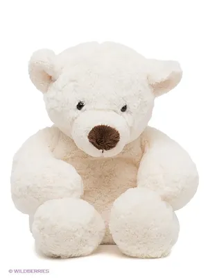 Мягкая игрушка Белый медведь 43см/мишка/плюшевый мишка/подушка/подарок на  праздник Gulliver 178964 купить в интернет-магазине Wildberries