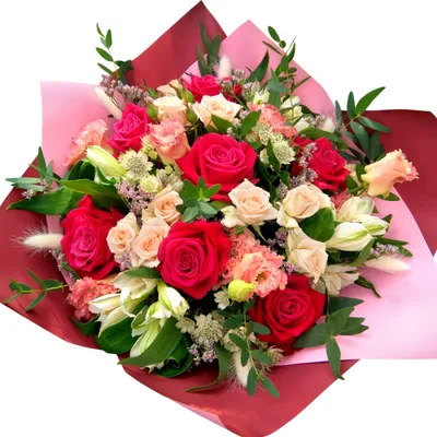 Букет \"Поцелуй любимой\" от 41 шт. за 15 390 руб. | Бесплатная доставка  цветов по Москве