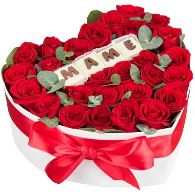 Купить большой букет из роз для любимой девушке, женщине на 14 февраля в  Томске.