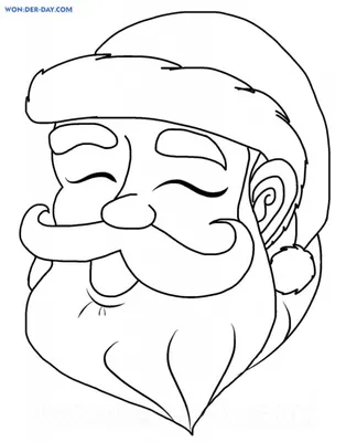 Санта-Клаус иллюстрация, Санта-Клаус Рождество лицо, Санта-Клаус лицо,  рождественские украшения, вымышленный персонаж, дед Мороз png | Klipartz