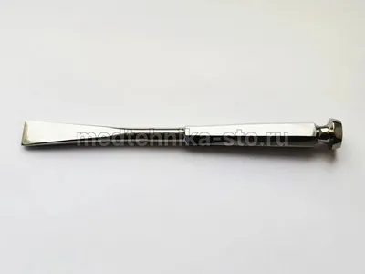 Долото хирургическое с 6-ти гранной ручкой с двухсторонней заточкой, 20 мм  в Казани по цене 1 680,00 руб купить с доставкой - Медтехника СТО