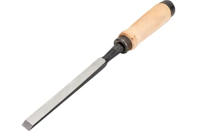 Столярное долото Арефино Инструмент горячая штамповка, с деревянной ручкой,  12 мм С20 - выгодная цена, отзывы, характеристики, фото - купить в Москве и  РФ