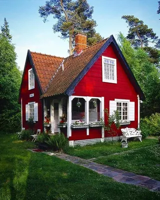 Домик в деревне | Cottage house plans, Tiny house inspiration, Cottage homes