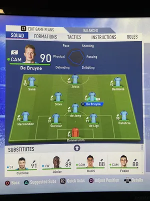 Man City Dream Team on FIFA 19 : r/FifaCareers
