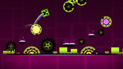 Geometry Dash - «Красивый, но довольно сложный ритм-платформер» | отзывы