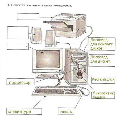 Детский рисунок компьютера - 73 фото