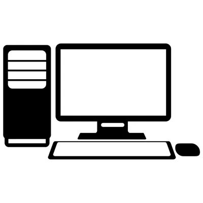 значок компьютера на белом фоне. подпись компьютера. символ ПК. плоский  Иллюстрация штока - иллюстрации насчитывающей изолировано, черный: 218181852