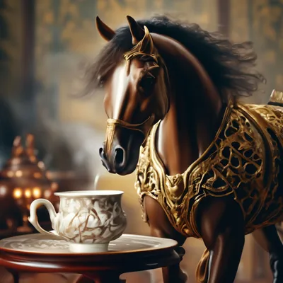 Конь чаю» — создано в Шедевруме