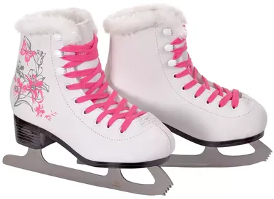 Векторная иллюстрация фигурного катания на льду, зимние спортивные коньки,  фигурные коньки, готовые к вашему дизайну | Премиум векторы