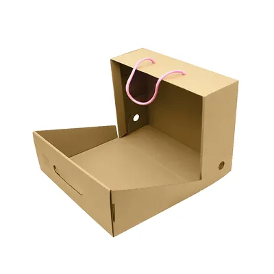 Картонная коробка крафт с окном, 20×12×4 см по цене 26.58 руб. - купить с  доставкой по России