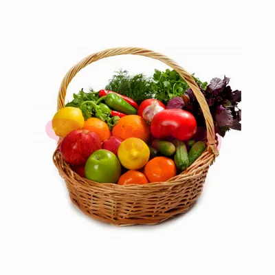 Корзина с фруктами и овощами купить за 3 450 руб в СПб