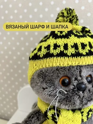Кошка Ли-Ли BABY в жилетке и шапке с отделкой | Интернет-магазин Континент  игрушек