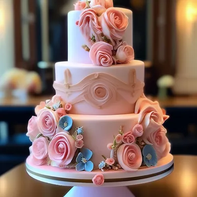 Огромный вкусный красивый торт с …» — создано в Шедевруме