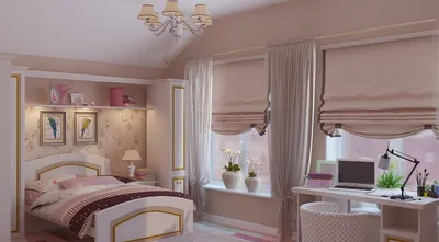 Спальня для девушки в современном стиле: идеи дизайна на фото | ivd.ru