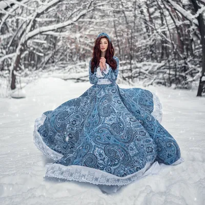 царица зимы. Фотограф Juliana Bevz