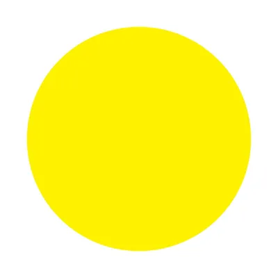 56-0014 REXANT Наклейка информационный знак «Желтый круг» d - 150 мм REXANT  — купить в интернет-магазине LEDPremium.