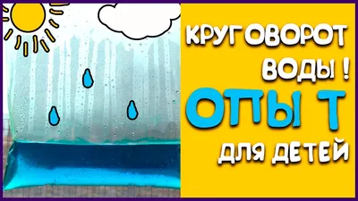 Поделка \"Круговорот воды в природе\" | Просто поделки | Дзен