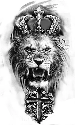 Лев с золотой короной\" Изображение для нанесения на одежду № 1209 купить со  скидкой в интернет-магазине СувенирПрофф - Красноярск