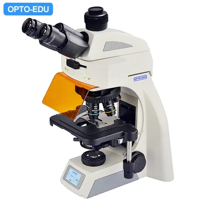 OPTO-EDU A12.0933 Биологический лабораторный микроскоп, кодированная  насадка, ЖК-экран, ЭКО