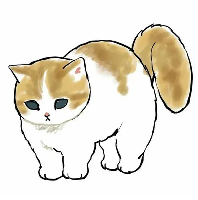 Самый милый котик милашка с …» — создано в Шедевруме