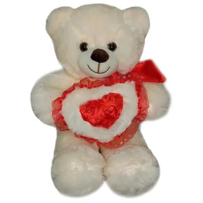Мягкая игрушка Maxitoys Медвежонок Миша с сердечком 22 см - цена, фото,  характеристики