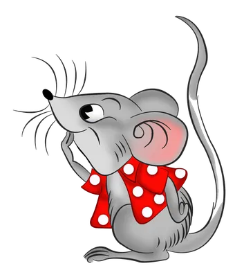 Картинка мышки из сказки фотографии