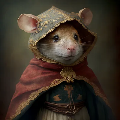 Мышка нарушка из сказки» — создано в Шедевруме