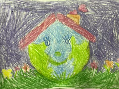 Рисунок наш волшебный зеленый дом детский (50 фото) » рисунки для срисовки  на Газ-квас.ком
