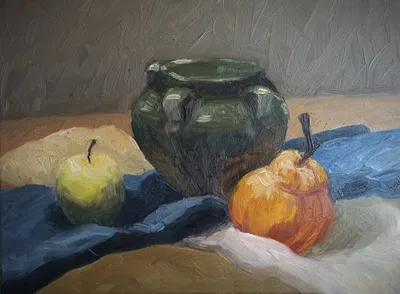 Натюрморт с фруктами - Современное искусство