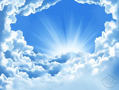 Фотообои Небо и облака \"Небо с облаками\" - арт 009009002 | Купить в  интернет-магазине Фото в дом
