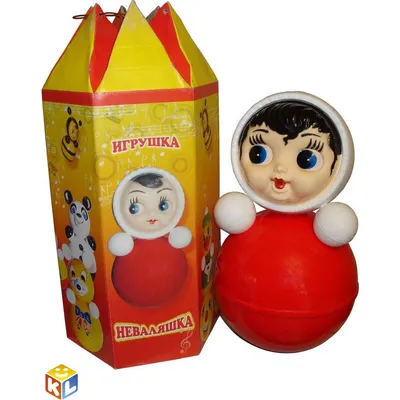 Советская игрушка Неваляшка, тёплые …» — создано в Шедевруме