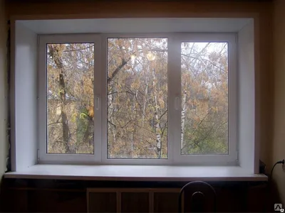 Двухстворчатое пластиковое окно 1000x1500 Г-П - купить недорого в Москве,  фото, отзывы, цена от 9500 руб.