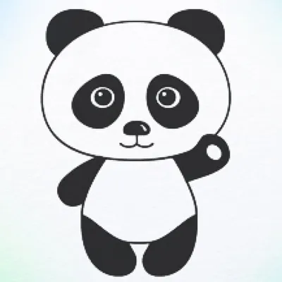 Картинка панда для детей