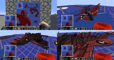 Игрок потратил 4 года на создание Человека-паука в Minecraft