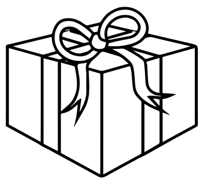 Линия подарок на день рождения искусства черно-белый Иллюстрация вектора -  иллюстрации насчитывающей конструкция, печать: 145299293