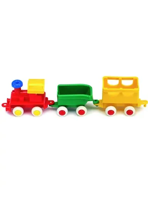 Игровой набор Железная дорога детская с вагончиками и рельсами, поезд  игрушка с железной дорогой, на батарейках - купить с доставкой по выгодным  ценам в интернет-магазине OZON (1259225019)