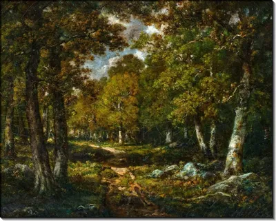ᐉ Модульная картина на холсте Полиптих Солнечная поляна в лесу 209x133 см  (545-41)